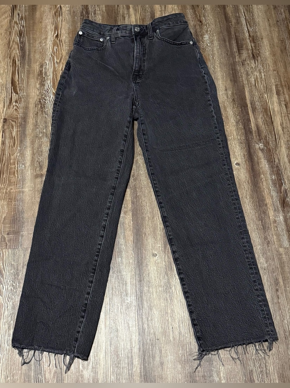Madewell Curvy Perfect Vintage Straight Jeans Women's 29 in Lunar Wash Denim